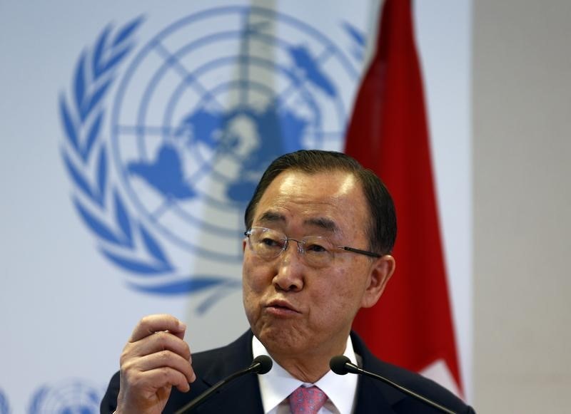 © Reuters. Surgen candidatos firmes para ocupar la secretaría general de la ONU 