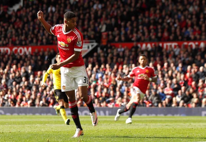 © Reuters. Manchester United v Aston Villa - Barclays Premier League