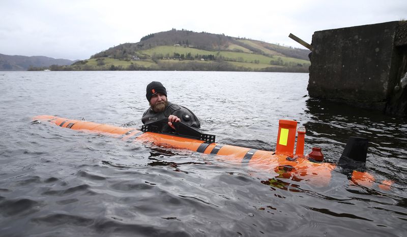 © Reuters. Drone que busca al monstruo del Lago Ness halla a su "doble cinematográfico"