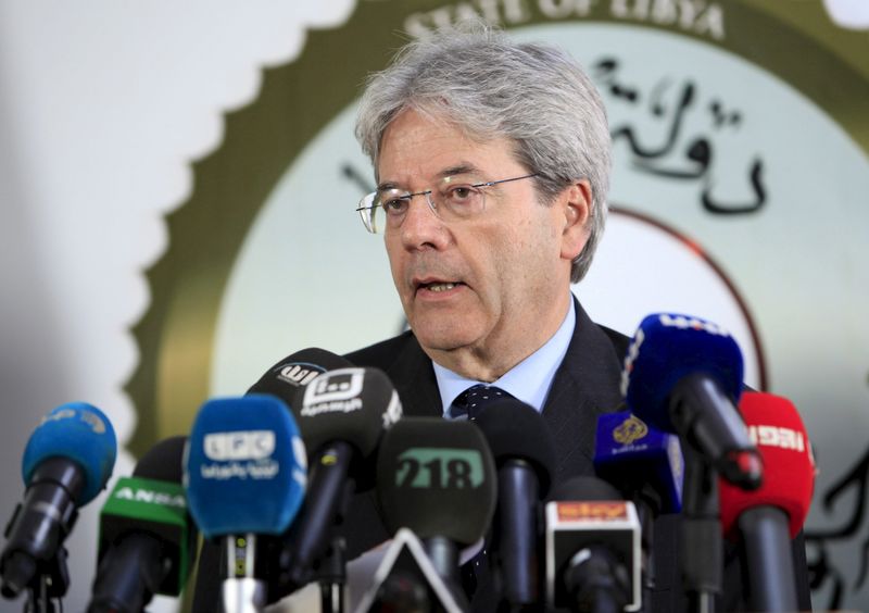 © Reuters. Ministro das Relações Exteriores da Itália, Paolo Gentiloni