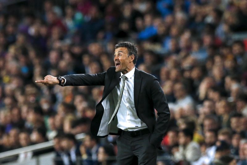 © Reuters. Ganaremos el título de Liga, dice el entrenador del Barcelona