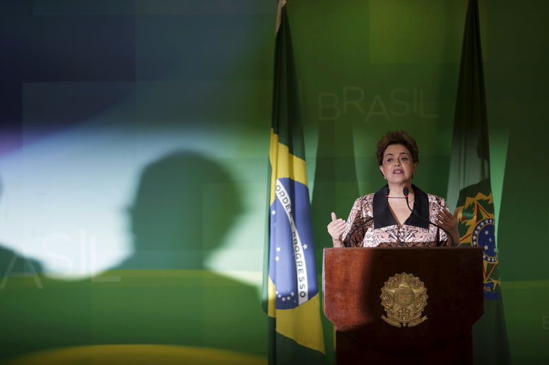 © Reuters. Presidente Dilma Rousseff durante evento no Palácio do Planalto, Brasília