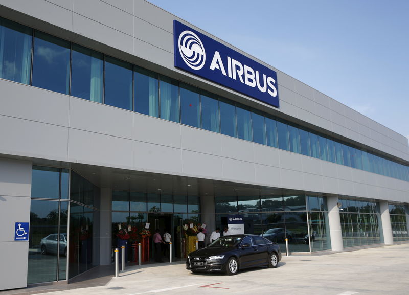 © Reuters. A general view of the new Airbus Asia Training Centre in Singapore