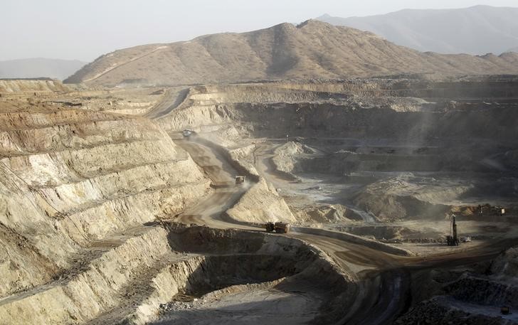 © Reuters. Рудник компании Bisha Mining Share Company, на котором добываются золото, медь и цинк, к северо-западу от столицы Эритреи Асмэры