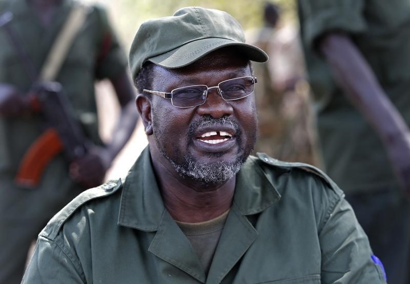 © Reuters. وسيط: حكومة جنوب السودان توافق على مطالب مشار بشأن الأسلحة والجنود