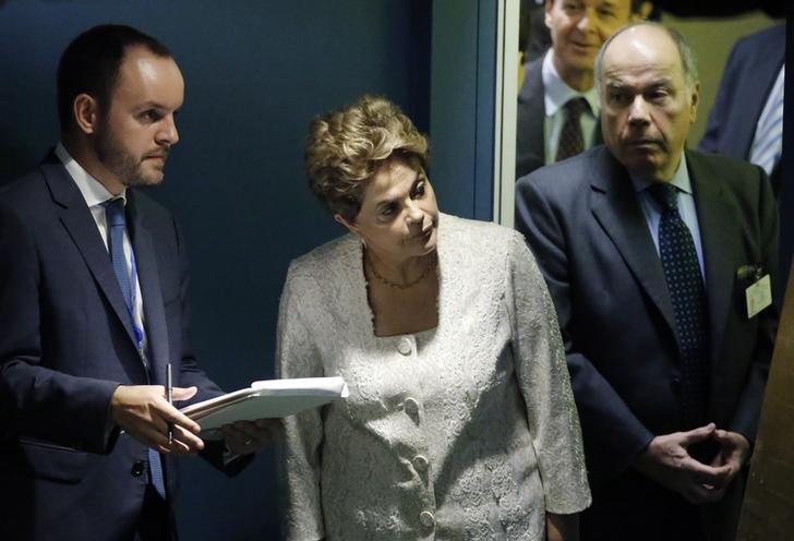 © Reuters. Presidente Dilma Rousseff em evento sobre clima na ONU, em Nova York