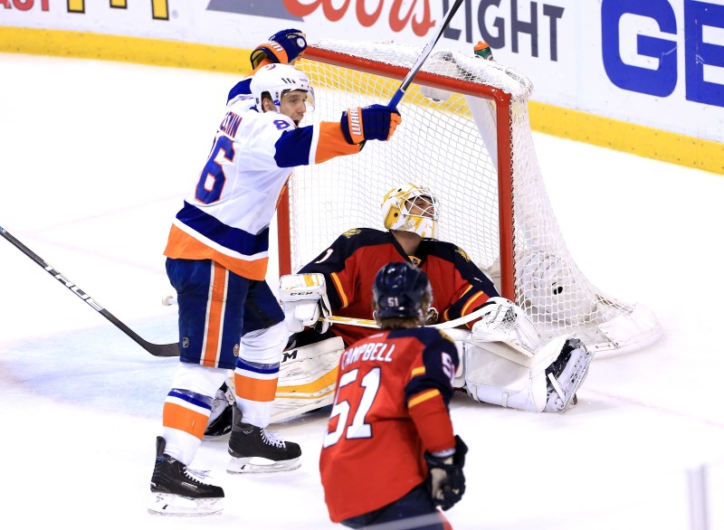 © Reuters. NHL: Stanley Cup Playoffs-New York Islanders at Florida Panthers
