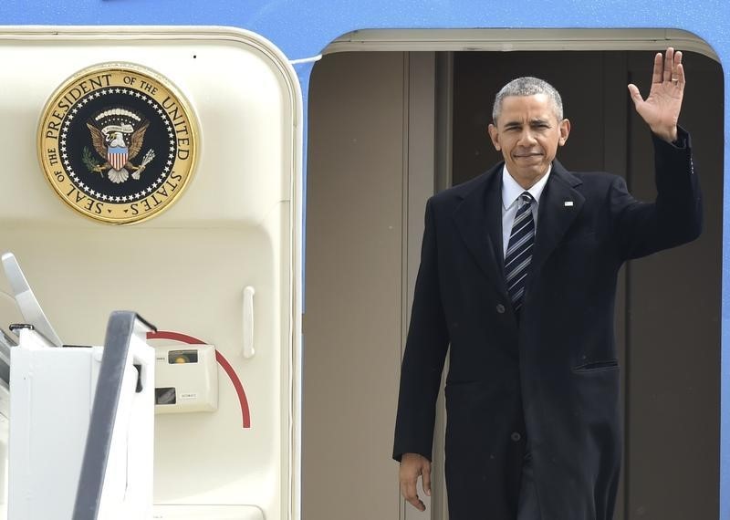 © Reuters. Economía y crisis de seguridad, principales asuntos de la visita de Obama a Alemania