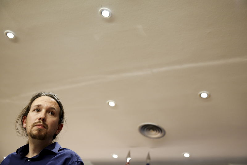 © Reuters. Iglesias da por rechazado por el PSOE el pacto de izquierdas