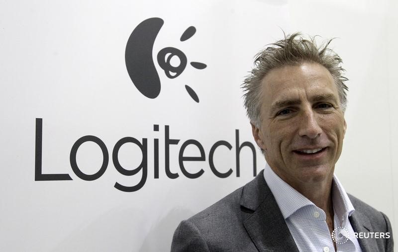 © Reuters. Logitech president Darrell poses before Reuters interview during opening day of IFA consumer electronics fair in Berlin