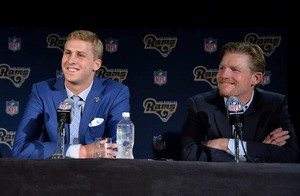 © Reuters. NFL: Los Angeles Rams-Jared Goff Press Conference