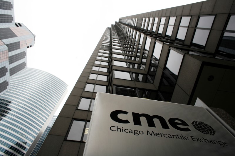 © Reuters. The Chicago Mercantile Exchange is pictured