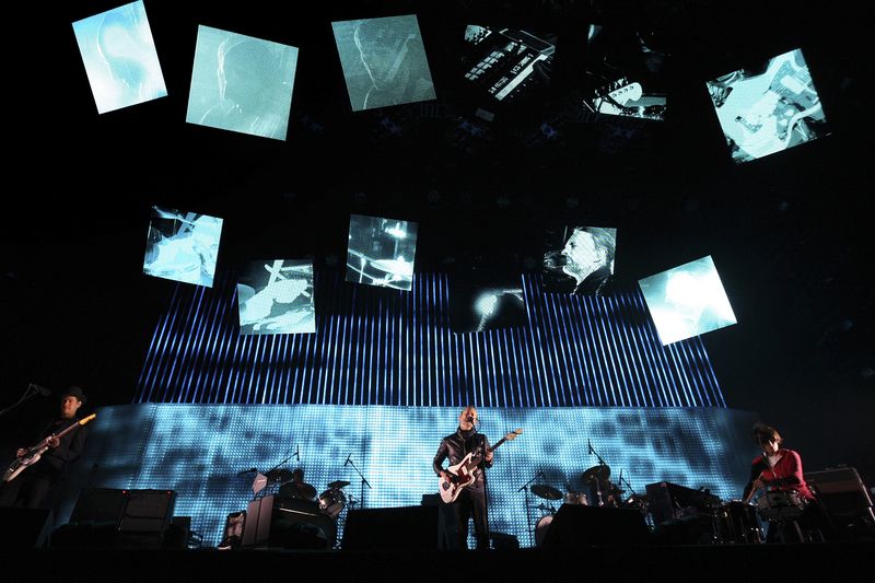 © Reuters. Radiohead faz show em festival em Indio, na Califórnia