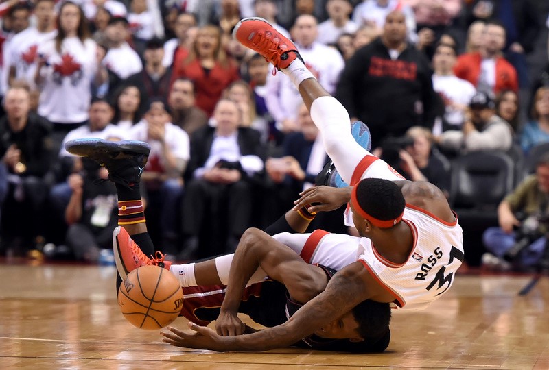 © Reuters. NBA: Playoffs-Miami Heat at Toronto Raptors