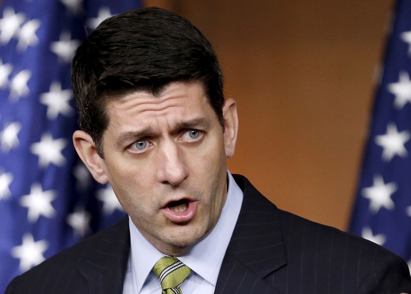 © Reuters. Paul Ryan concede entrevista em Washington