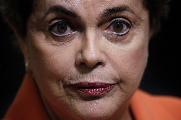 © Reuters. Presidente Dilma Rousseff no Palácio do Planalto