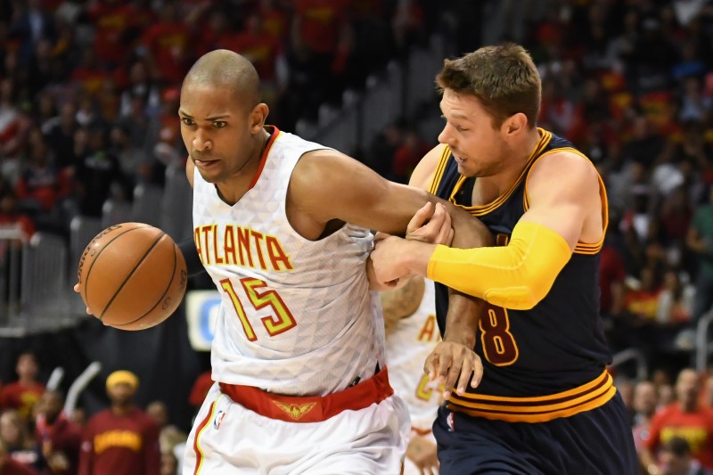 © Reuters. NBA: Playoffs-Cleveland Cavaliers at Atlanta Hawks