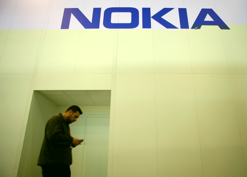 © Reuters. Nokia registra menores ventas de equipos de telecomunicaciones a marzo 