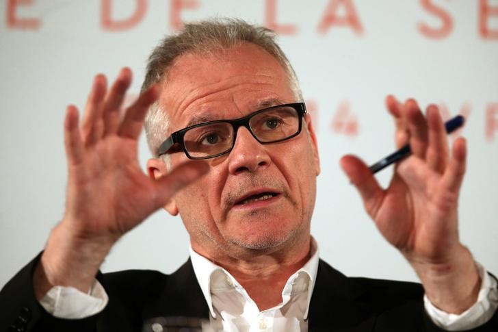 © Reuters. Diretor do Festival de Cannes, Thierry Fremaux, durante evento em Paris