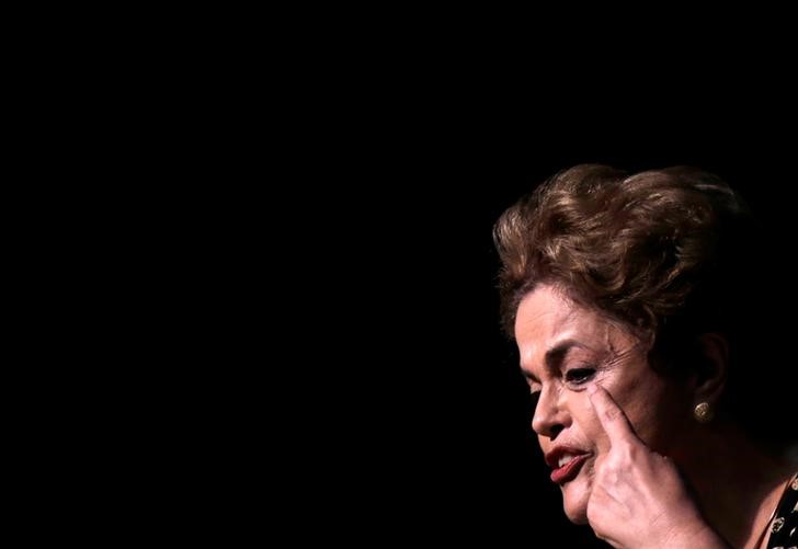 © Reuters. Presidente Dilma Rousseff faz discurso em Brasília