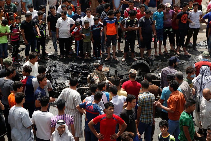 © Reuters. Una explosión en un mercado de Bagdad causa 50 muertos