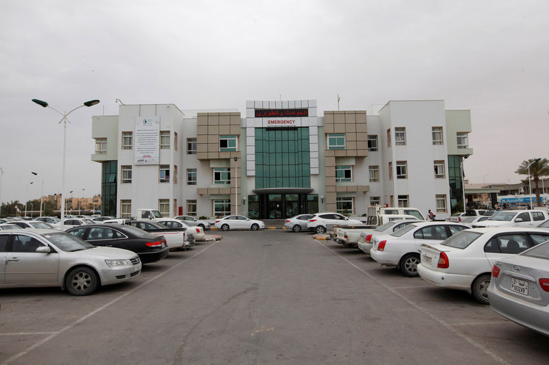 © Reuters. A general view of the Misrata Hospital is seen in Misrata