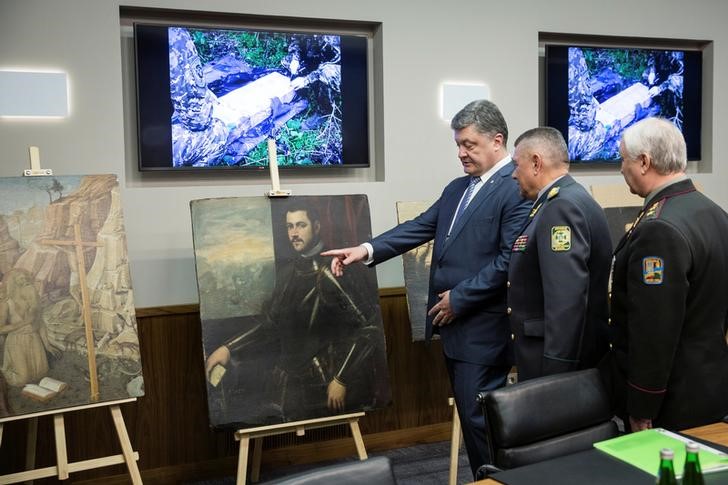 © Reuters. أوكرانيا تستعيد 17 لوحة سرقت من متحف فيرونا