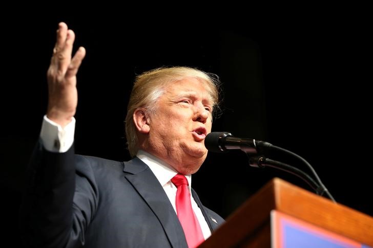 © Reuters. Trump faz discurso em Spokane, Washington