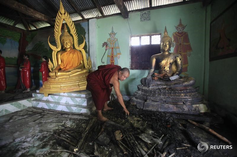 © Reuters. ضرب راهب بوذي حتى الموت في بنجلادش