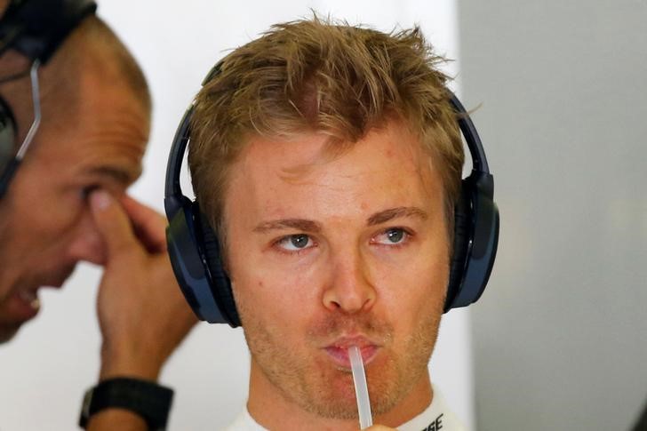 © Reuters. Rosberg es el más rápido en práctica final para Gran Premio de España