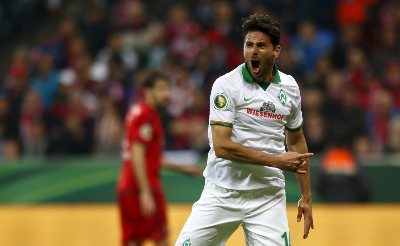 © Reuters. Bayern Munich v Werder Bremen, German Cup