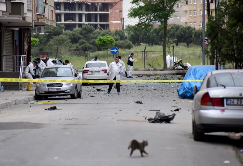 © Reuters. حزب العمال الكردستاني يعلن مسؤوليته عن تفجير سيارة ملغومة في اسطنبول
