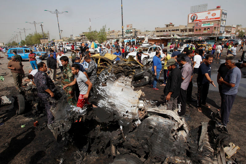 © Reuters. البيت الأبيض يندد "بالهجمات الإرهابية الوحشية" للدولة الإسلامية ببغداد