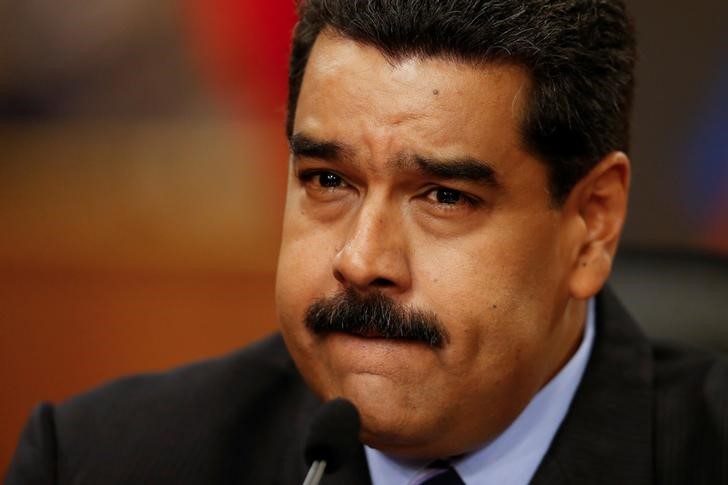 © Reuters. Nicolás Maduro concede entrevista em Caracas