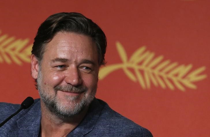 © Reuters. Ator Russell Crowe, em coletiva de imprensa