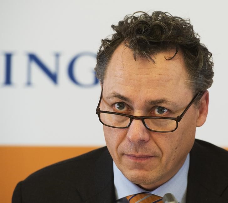 © Reuters. Ralph Hamers, ceo di ING, in una immagine di archivio