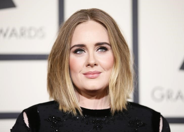 © Reuters. Adele durante evento em Los Angeles