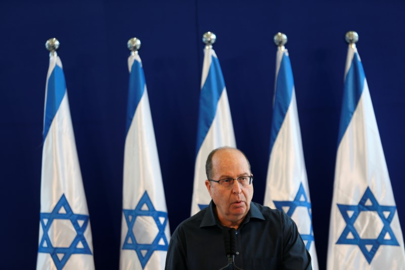 © Reuters. Ministro da Defesa de Israel, Moshe Yaalon