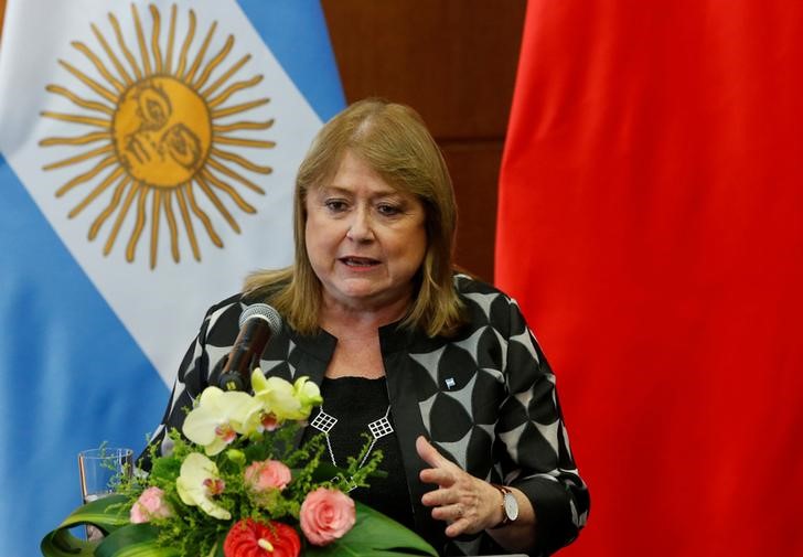 © Reuters. الأرجنتين ترشح وزيرة الخارجية لمنصب الأمين العام للأمم المتحدة