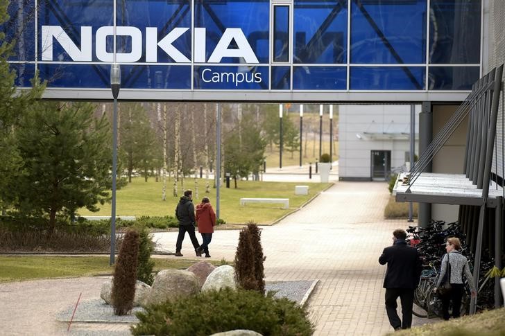 © Reuters. Sede da Nokia em Espoo, Finlândia