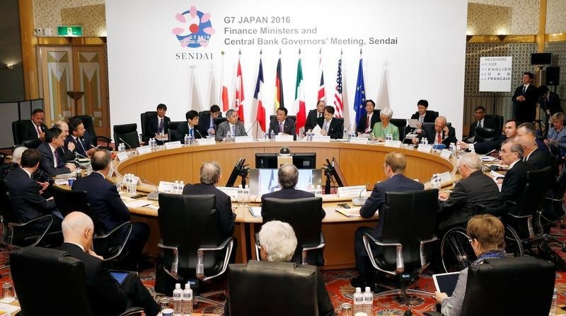 © Reuters. La disputa entre EEUU y Japón sobre las divisas opaca la cumbre del G-7