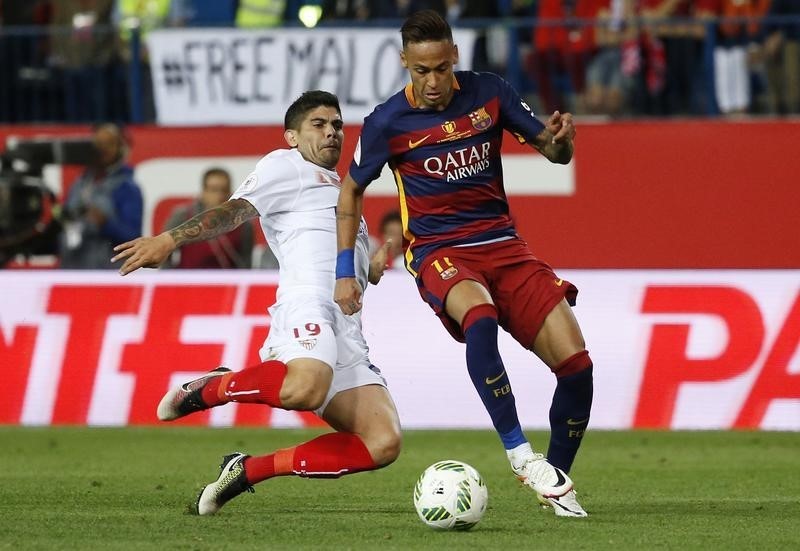 © Reuters. FC Barcelona vs Sevilla - Copa del Rey Final