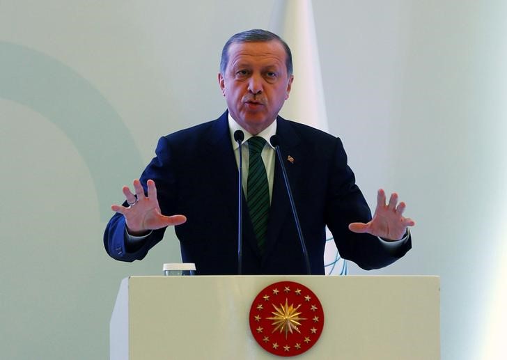 © Reuters. إردوغان: تركيا تتوقع قسمة عادلة لعبء اللاجئين