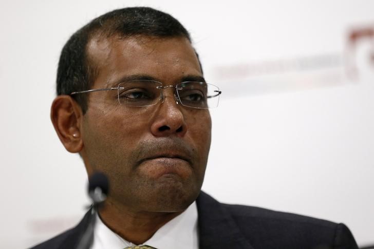 © Reuters. محامي رئيس المالديف السابق يقول بريطانيا منحت موكله حق اللجوء