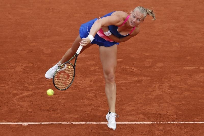 © Reuters. كيربر بطلة استراليا المفتوحة تودع بطولة فرنسا من الدور الأول