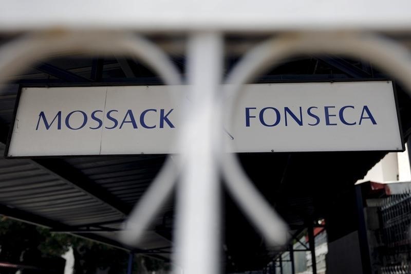 © Reuters. The Mossack Fonseca law firm sign in Panama City