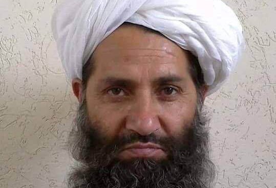 © Reuters. Taliban new leader Mullah Haibatullah Akhundzada is seen in an undated photograph, posted on a Taliban twitter feed and identified separately by several Taliban officials, who declined be named.