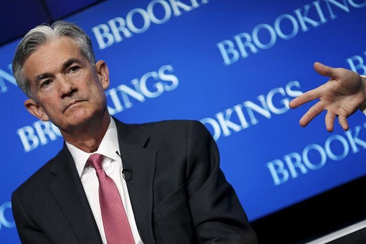 © Reuters. Federal Reserve Governor Jerome Powell attends a conference at the Brookings Institution in Washington