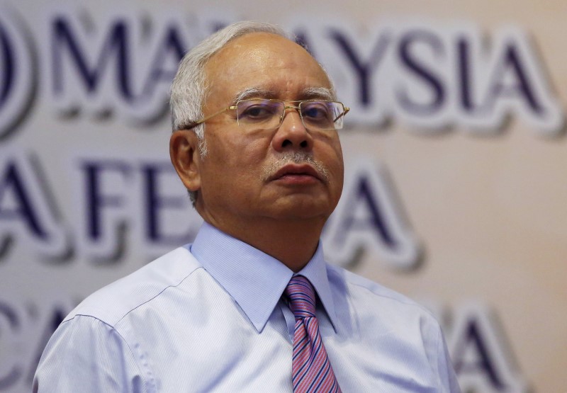 © Reuters. File photo of Malaysia's Prime Minister Najib Razak at an event in Kuala Lumpur