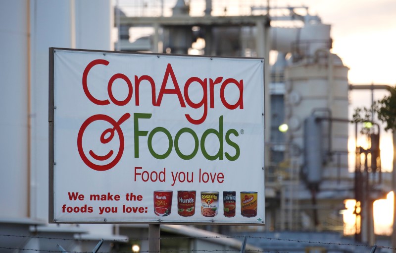 © Reuters. ConAgra Foods production facility is seen in Oakdale